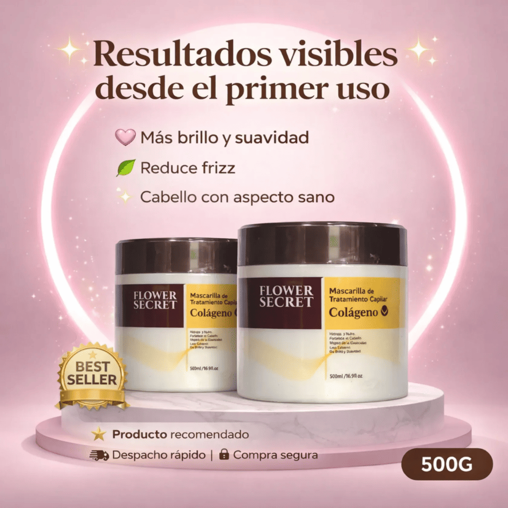 🎁 2x1 SOLO por HOY – CollagenMask™: Mascarilla Capilar con Colágeno