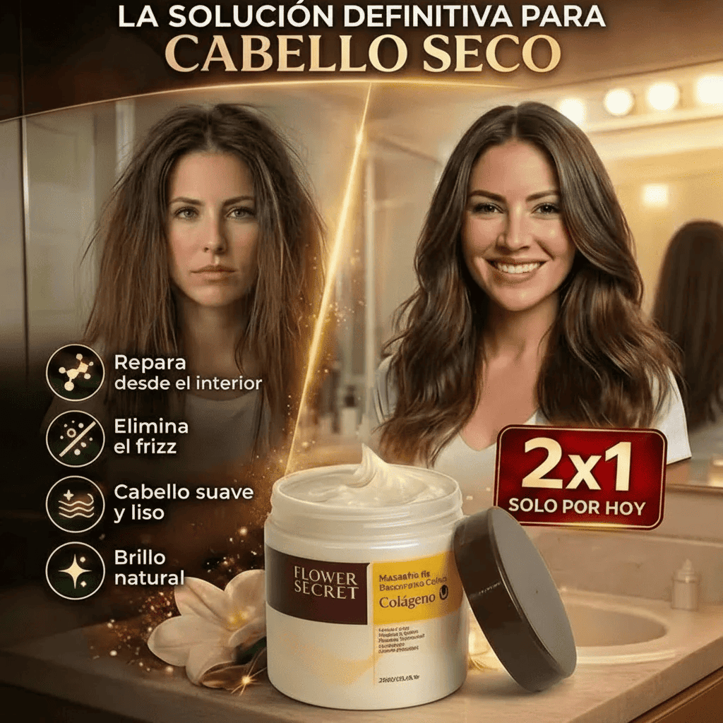 🎁 2x1 SOLO por HOY – CollagenMask™: Mascarilla Capilar con Colágeno