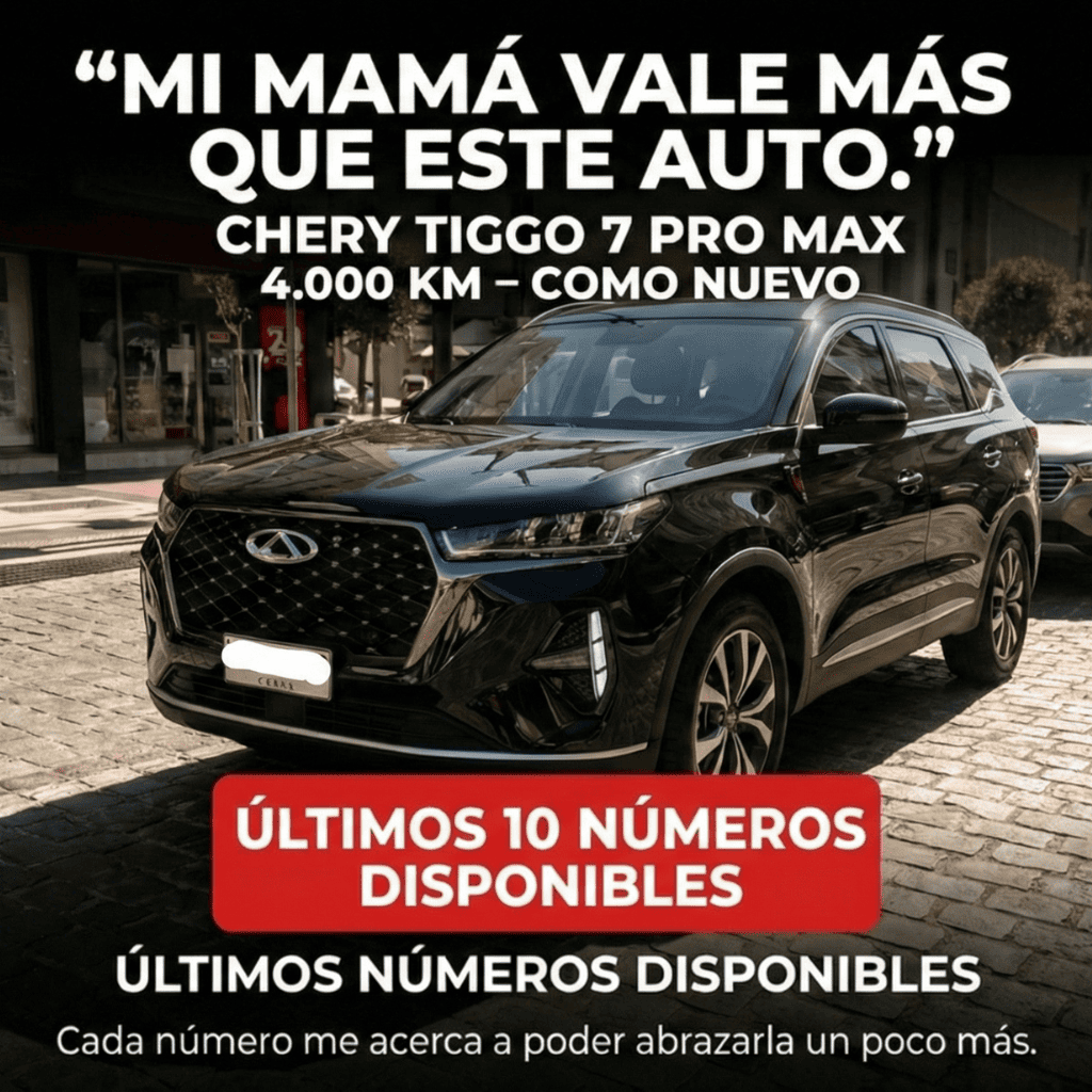 SORTEO Chery Tiggo 7 Pro Max 2026