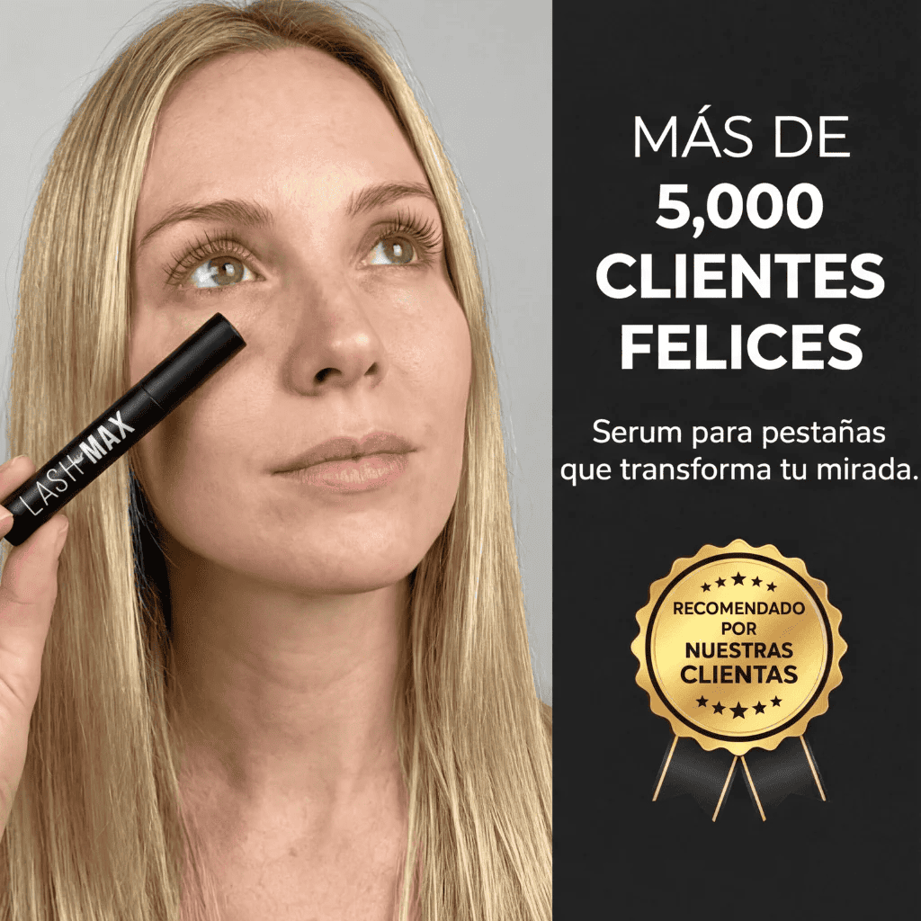 🎁 2x1 SOLO por HOY | Lash Max™: Triplica el Volumen de tus Pestañas