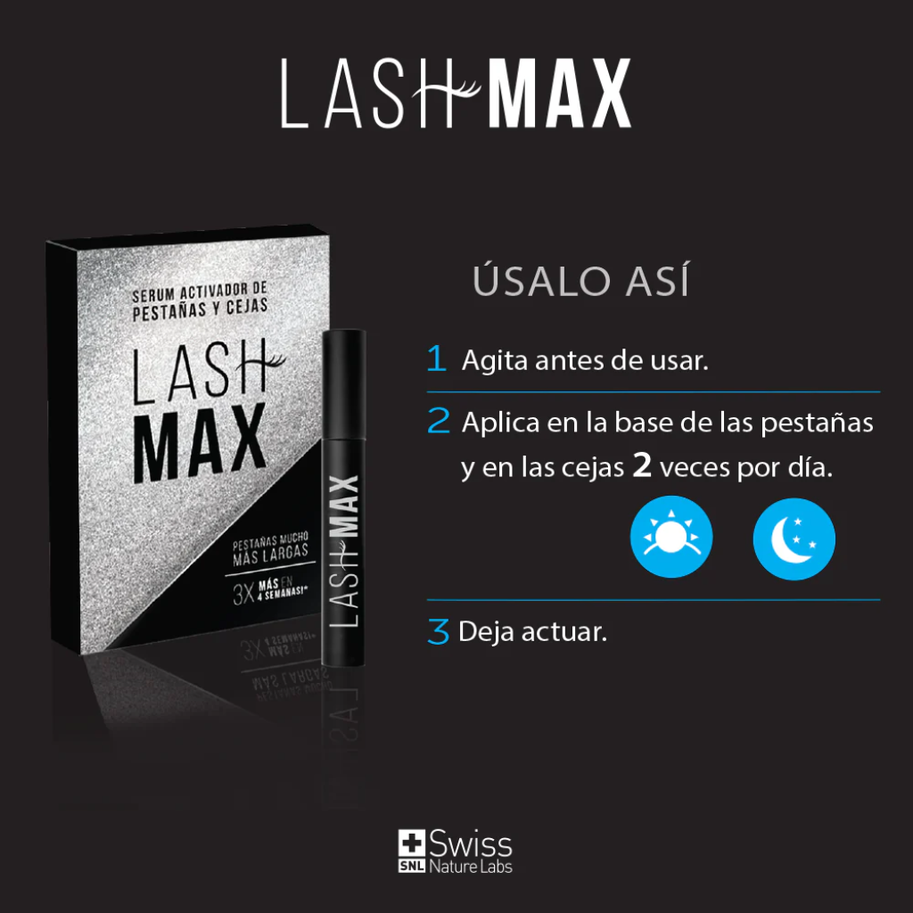 🎁 2x1 SOLO por HOY | Lash Max™: Triplica el Volumen de tus Pestañas